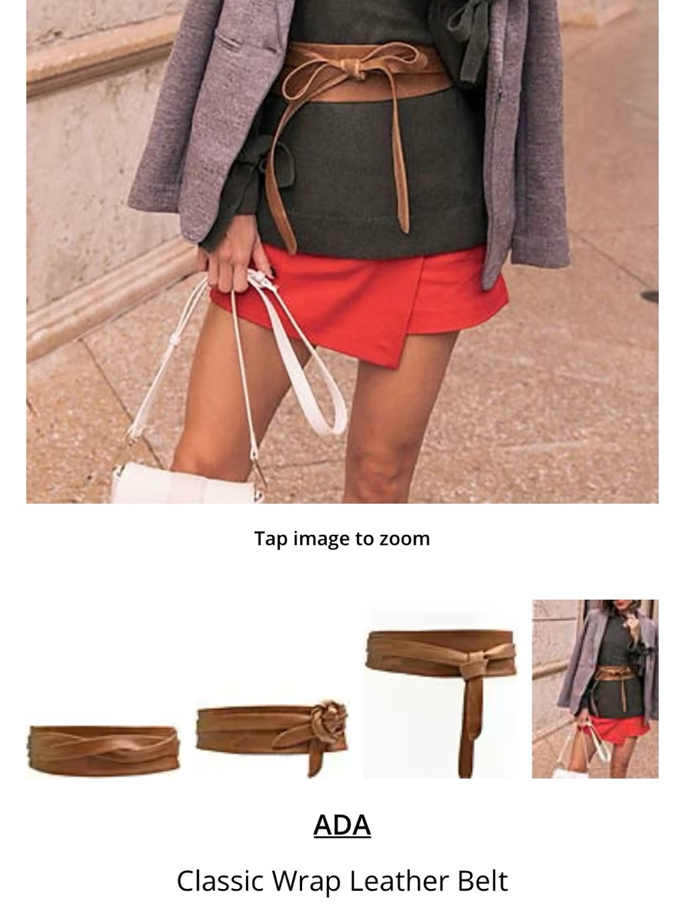 ADA Classic Leather Wrap Belts - 2 - Picture 5 of 9